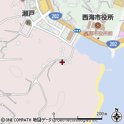 長崎県西海市大瀬戸町瀬戸福島郷1377周辺の地図