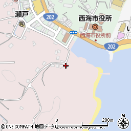 長崎県西海市大瀬戸町瀬戸福島郷1363周辺の地図