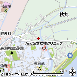 熊本県玉名市秋丸244周辺の地図
