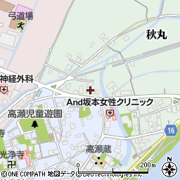 熊本県玉名市秋丸241周辺の地図