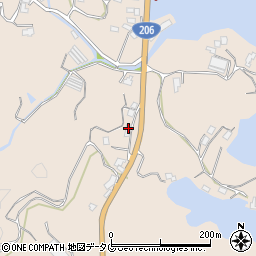 長崎県長崎市琴海形上町212周辺の地図