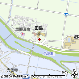 熊本県菊池市泗水町田島593-2周辺の地図