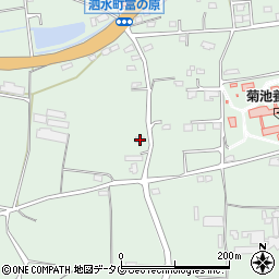熊本県菊池市泗水町吉富2308周辺の地図
