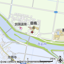 熊本県菊池市泗水町田島593-3周辺の地図