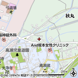 熊本県玉名市秋丸240周辺の地図