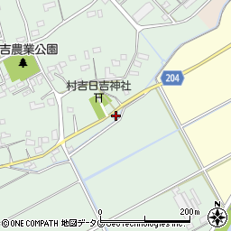熊本県菊池市泗水町吉富744周辺の地図