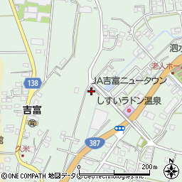 熊本県菊池市泗水町吉富2499周辺の地図