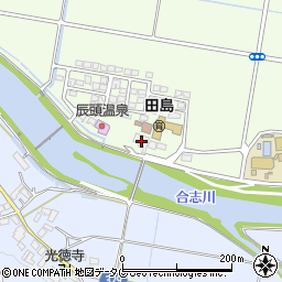 熊本県菊池市泗水町田島593-6周辺の地図