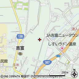 熊本県菊池市泗水町吉富2612周辺の地図