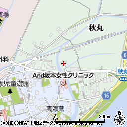 熊本県玉名市秋丸249周辺の地図