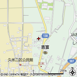 熊本県菊池市泗水町吉富2687周辺の地図