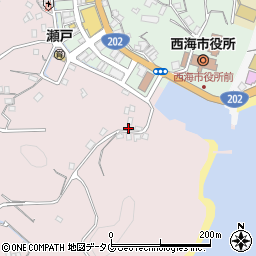 長崎県西海市大瀬戸町瀬戸福島郷1376周辺の地図