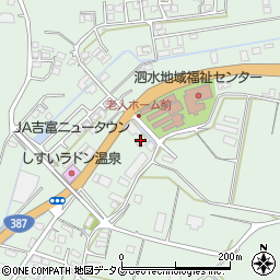 熊本県菊池市泗水町吉富2879周辺の地図