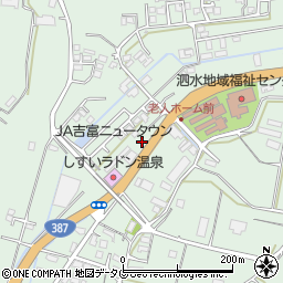 熊本県菊池市泗水町吉富2864周辺の地図