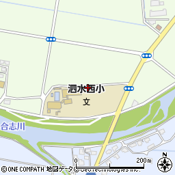 熊本県菊池市泗水町田島372周辺の地図