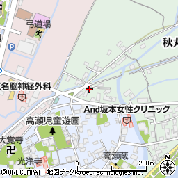 熊本県玉名市秋丸5周辺の地図
