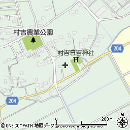 熊本県菊池市泗水町吉富677周辺の地図