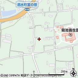熊本県菊池市泗水町吉富2157周辺の地図