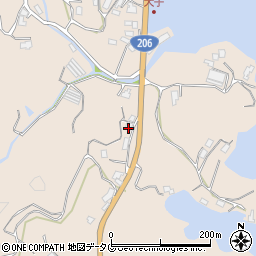 長崎県長崎市琴海形上町222周辺の地図