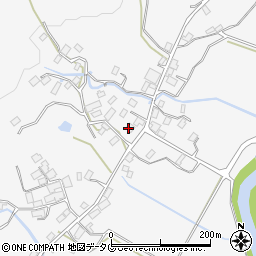 熊本県阿蘇市的石557周辺の地図