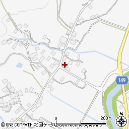 熊本県阿蘇市的石1081-1周辺の地図