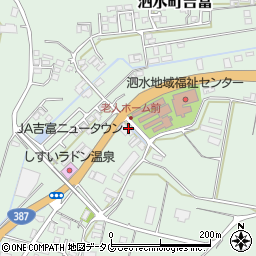 熊本県菊池市泗水町吉富2885周辺の地図