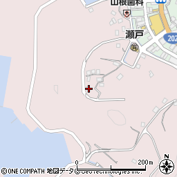 長崎県西海市大瀬戸町瀬戸福島郷1475周辺の地図