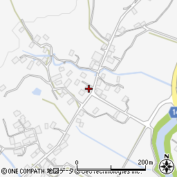 熊本県阿蘇市的石565-2周辺の地図