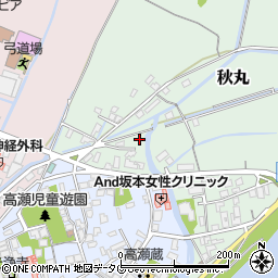 熊本県玉名市秋丸231周辺の地図