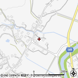 熊本県阿蘇市的石1079周辺の地図