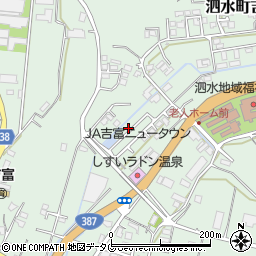 熊本県菊池市泗水町吉富2813周辺の地図
