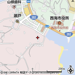 長崎県西海市大瀬戸町瀬戸福島郷1375周辺の地図
