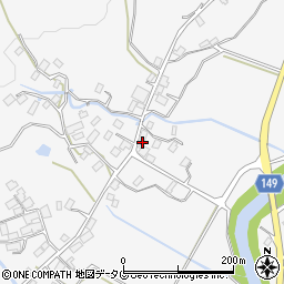 熊本県阿蘇市的石1082周辺の地図