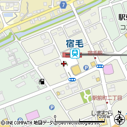 宿毛駅周辺の地図