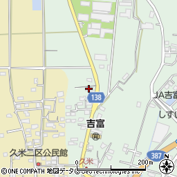 熊本県菊池市泗水町吉富2690周辺の地図