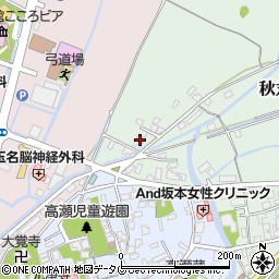 熊本県玉名市秋丸7-6周辺の地図