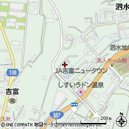 熊本県菊池市泗水町吉富2815周辺の地図