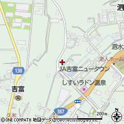熊本県菊池市泗水町吉富2808周辺の地図