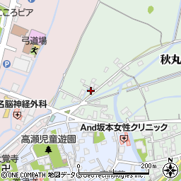 熊本県玉名市秋丸11-5周辺の地図