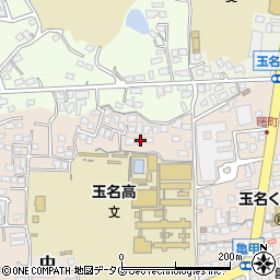 熊本県玉名市中1980周辺の地図