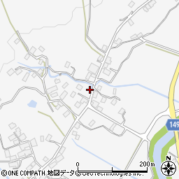 熊本県阿蘇市的石566-2周辺の地図