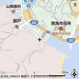 長崎県西海市大瀬戸町瀬戸福島郷1366周辺の地図