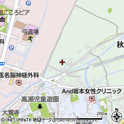 熊本県玉名市秋丸9周辺の地図