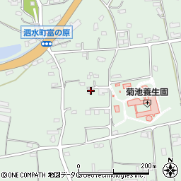 熊本県菊池市泗水町吉富217周辺の地図