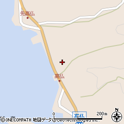 長崎県南松浦郡新上五島町荒川郷554-3周辺の地図