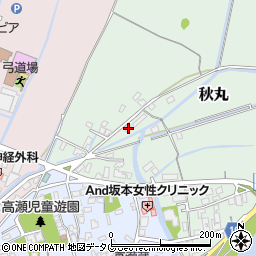 熊本県玉名市秋丸56周辺の地図
