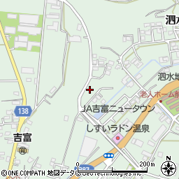 熊本県菊池市泗水町吉富2809周辺の地図