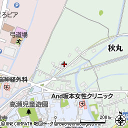 熊本県玉名市秋丸11-10周辺の地図