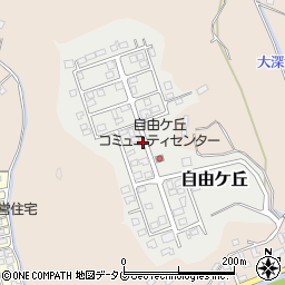 高知県宿毛市自由ケ丘周辺の地図