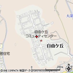 高知県宿毛市自由ケ丘周辺の地図